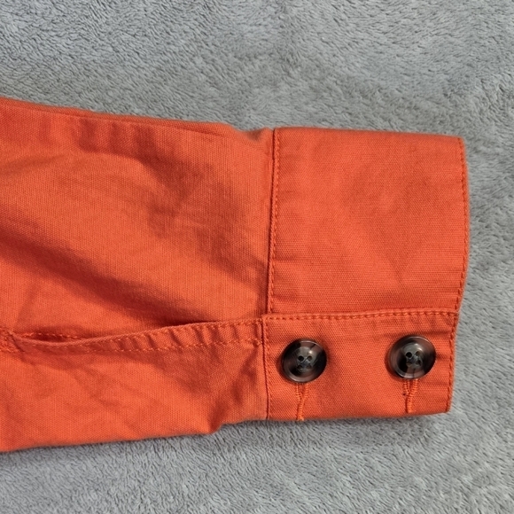 Cabi 5098 Tiger Lily Resort Jacket Orange Button-Up Colorful Beachy Vacation - Picture 8 of 8